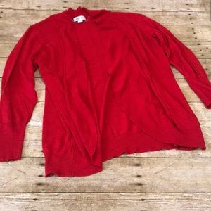 Ava & Viv Red Plus Size Cardigan Size 2x